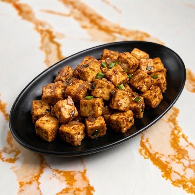 Paneer Manchurian.